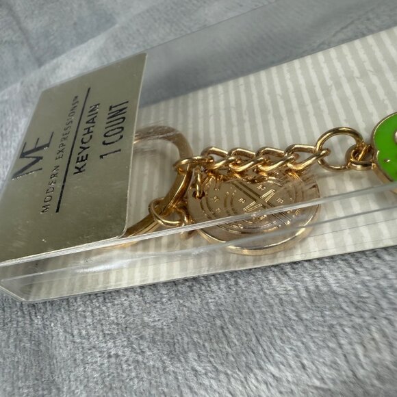 Sagittarius Zodiac Sign Keychain By Modern Expressions Green Gold Colors - Picture 15 of 16